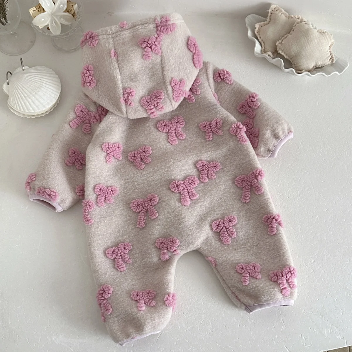 Combinaison à capuche pour béb - Newborn Baby Girl Romper Floral avis et prix