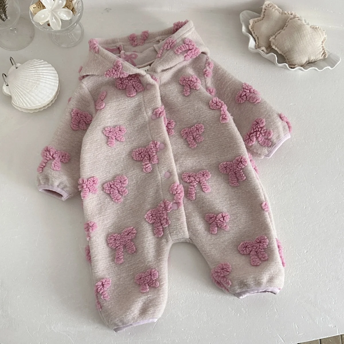 Combinaison à capuche pour béb - Newborn Baby Girl Romper Floral avis et prix