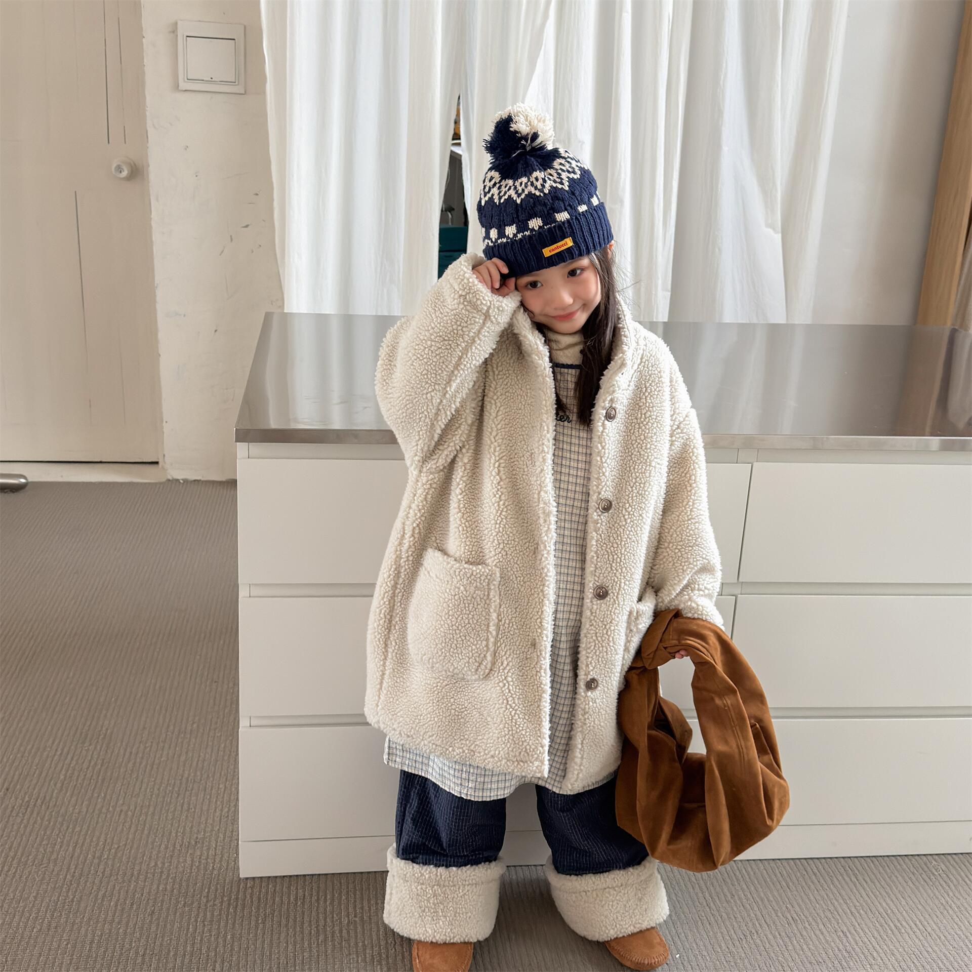 Manteau chaud à manches longue - Toddler Boy Winter Fleece Jacket avis et prix